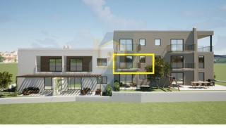 Poreč, okolica, Stan na 1. nadstropju novogradnje, 3 km od morja