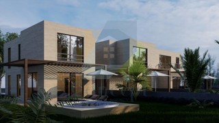 Poreč, okolica, Hiša na koncu niza s tremi spalnicami in bazenom, 12 km od morja