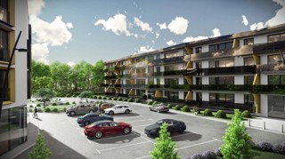 Poreč, širši center, Stan v pritličju moderne kompleksne zgradbe, 800 m od morja