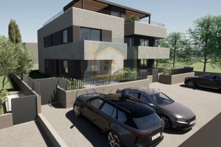 Poreč, Uža okolica, Luksuzno stanovanje v pritličju s vrtom, 1500 m od morja