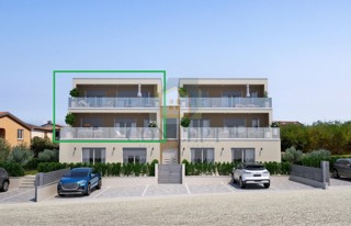 Poreč, okolica, Luksuzni dvoetažni stan s 3 spalnice in pogledom na morje, 7 km od morja