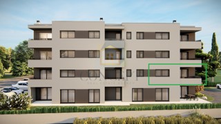 Poreč, okolica, Stan na 1. nadstropju novogradnje s 2 spalnici, 3 km od morja