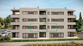 Poreč, okolica, Stan na 1. nadstropju novogradnje s 1 spalnico, 3 km od morja
