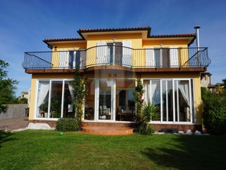 Poreč, okolica, družinska hiša s bazenom in pogledom na morje, 12 km od morja