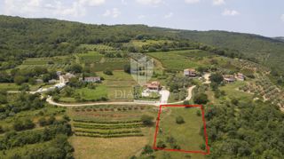 Motovun, okolica! Zemljišče v coni T2 s čudovitim razgledom!