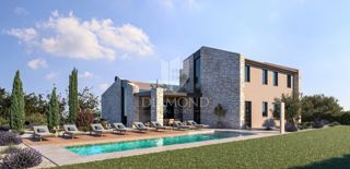 Poreč - okolica - Gradbena parcela 846 m² s projektom in dovoljenjem