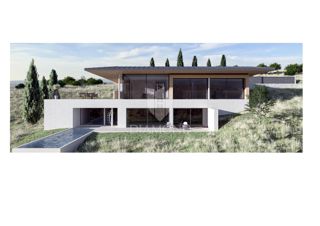 Buje, Krasica, zemljišče 2.000 m² z odprtim razgledom in projektom!