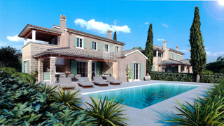 Poreč – zemljišče 771 m² z dovoljenjem za vilo in bazen