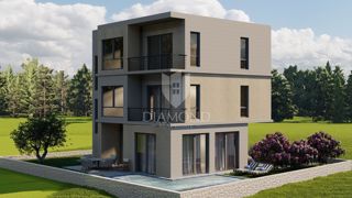 Pulj, Novogradnja – Dvosobno Stanovanje z Balkonom in Parkiriščem!