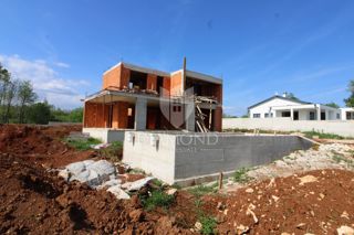 Labin, okolica, novogradnja, počitniška hiša z bazenom