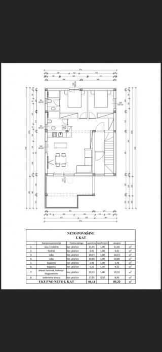 Apartma Vir, 94,14m2