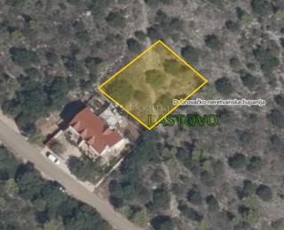 Zazidljivo zemljišče Skrivena Luka, Lastovo, 471m2