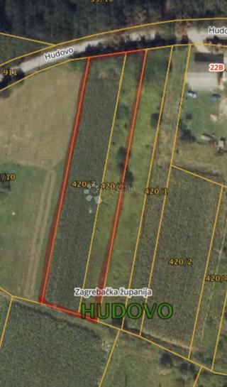 Zazidljivo zemljišče Hudovo, Rakovec, 2.622m2
