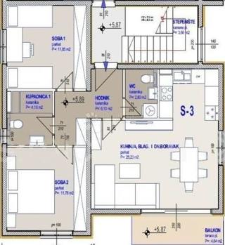 Stanovanje Kaštel Gomilica, Kaštela, 115m2