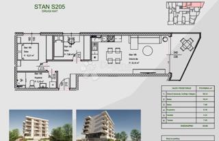 Stanovanje Zamet, Rijeka, 64,11m2