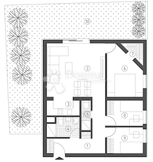 Stanovanje Brestje, Sesvete, 65,27m2