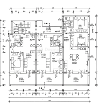 Stanovanje Crvene kuće, Zadar, 78,47m2