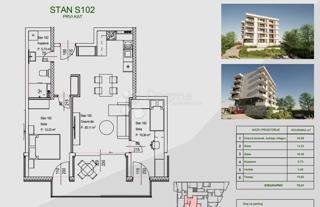 Stanovanje Zamet, Rijeka, 64,11m2