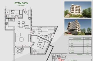 Stanovanje Zamet, Rijeka, 64,11m2