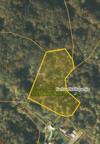 Zazidljivo zemljišče Drežnik Grad, Rakovica, 7.739m2