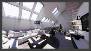 Luksuzno dvonadstropno podstrešje v središču Zagreba