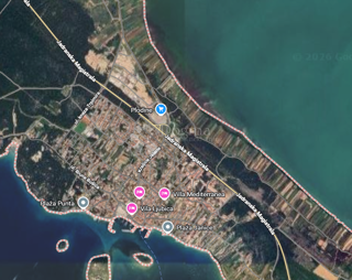 Zazidljivo zemljišče Pakoštane, 2.464m2