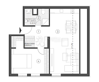 Stanovanje Brestje, Sesvete, 99,25m2