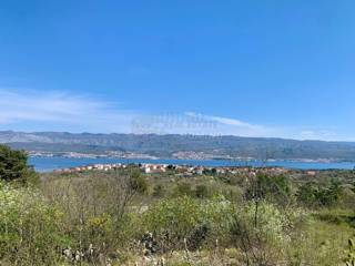 Zemljišče s čudovitim razgledom!! Otok Krk