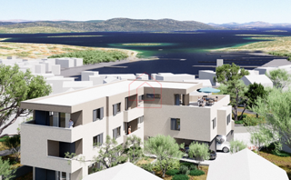 Penthouse S4 v drugem nadstropju stavbe v Jezerih z dvema spalnima prostoroma