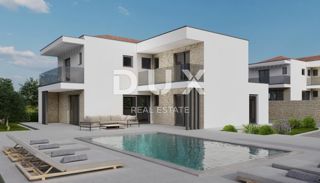 ISTRA, VIŠNJAN - Gradbeno zemljišče z oddanim zahtevkom za gradnjo dveh samostojnih modernih vil