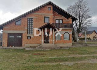 LIKA, KORENICA - Hiša z vrtom 10 km od Plitvic, idealna za počitnice ali investicijo!