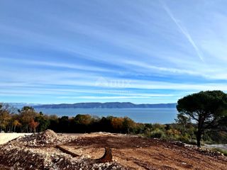 ISTRA, RABAC - Zemljišče z dovoljenjem in pogledom na morje