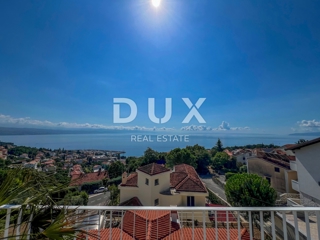 OPATIJA, IČIĆI - čudovito stanovanje 107m2 v hiši z dvema terasama in panoramskim pogledom na morje