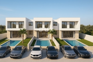 OTOK PAG, NOVALJA - zemljišče s projektom na odlični lokaciji