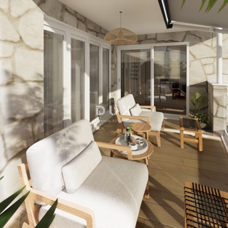 CRIKVENICA - trosobno stanovanje z garažo, 130 m od morja