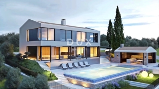 ISTRA, BUJE - Zemljišče z gradbenim dovoljenjem