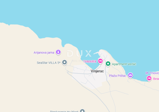 ZADAR, VINJERAC - Veliko zemljišče turistične namene T1