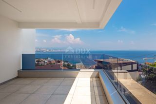 OPATIJA, CENTER - ekskluzivno stanovanje v novogradnji s pogledom na morje, skupni bazen, garaža