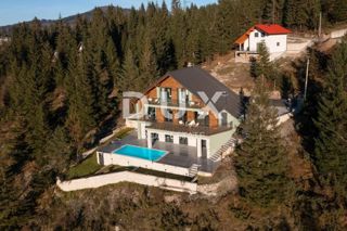 GORSKI KOTAR, RAVNA GORA - Pravljična vila z bazenom, jacuzzijem in savno!