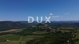 ISTRA, MOTOVUN - Gradbeno zemljišče z idiličnim razgledom