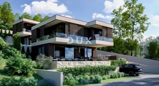 ISTRA, RABAC - Dve parceli z gradbenim dovoljenjem in pogledom na morje