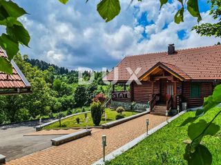 GORSKI KOTAR, RAVNA GORA - Čudovita počitniška hiša, na samem s 5.474 m2 ograjenega zemljišča