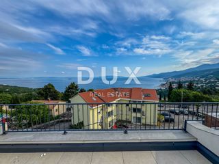 OPATIJA, PAVLOVAC - večje stanovanje 143m2, 3s, strešna terasa, novogradnja blizu Opatije, razgled