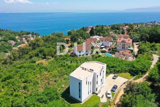 OPATIJA, IKA - zadnje stanovanje v novogradnji 99m2 + strešna terasa 66m2, panoramski pogled na morje