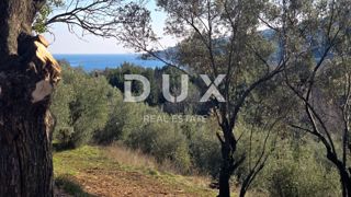 ISTRA, RABAC - Zemljišče s pogledom na morje v bližini plaže