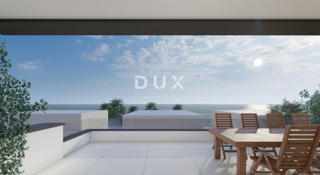 OTOK PAG, MANDRE - Moderna novogradnja s pogledom na morje 80 metrov od plaže! S7