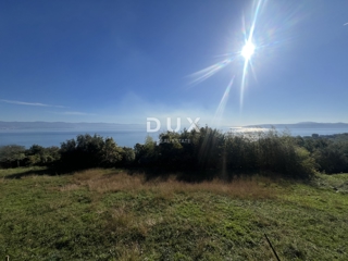 OPATIJA, LOVRAN, MEDVEJA – popolnoma ravno gradbeno zemljišče s panoramskim razgledom na morje