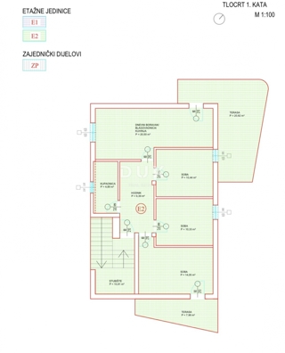 ZEMUNIK DONJI – Trisobno stanovanje z veliko teraso in 2 parkirnima mestoma!