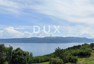 ISTRA, RABAC - Zemljišče z gradbenim dovoljenjem in pogledom na morje