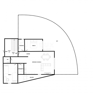 Stanovanje Gračani, Podsljeme, 102,35m2